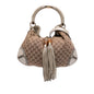 Gucci Medium GG Canvas Bamboo Indy Hobo