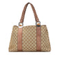 Gucci Medium GG Canvas Bamboo Libeccio Tote