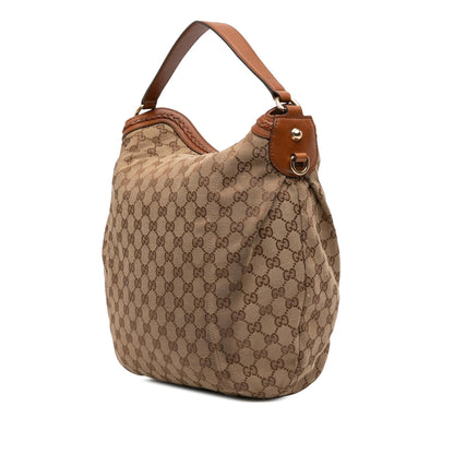 Gucci Medium GG Canvas Brick Lane Convertible Hobo