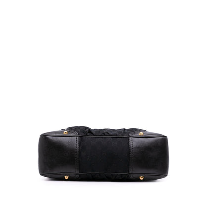 Gucci Medium GG Canvas Jockey Hobo