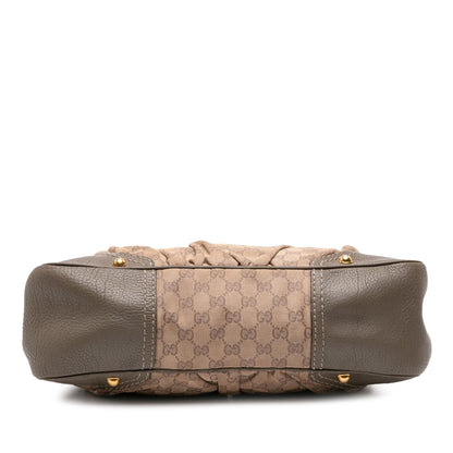 Gucci Medium GG Canvas Jockey Hobo