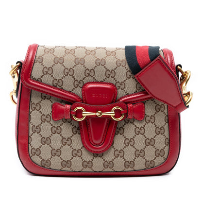 Gucci Medium GG Canvas Web Crossbody