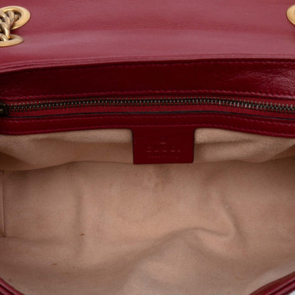 Gucci Medium GG Marmont Matelasse Diagonal Leather Torchon Shoulder Bag