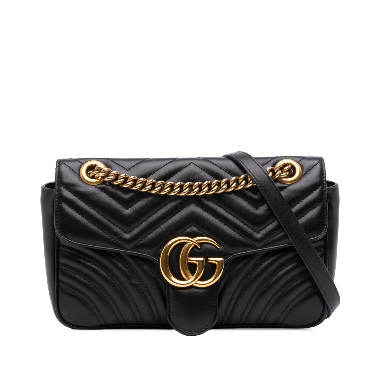 Gucci Medium GG Marmont Matelasse Leather Shoulder Bag