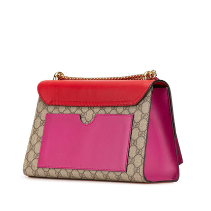 Gucci Medium GG Supreme Padlock Shoulder Bag