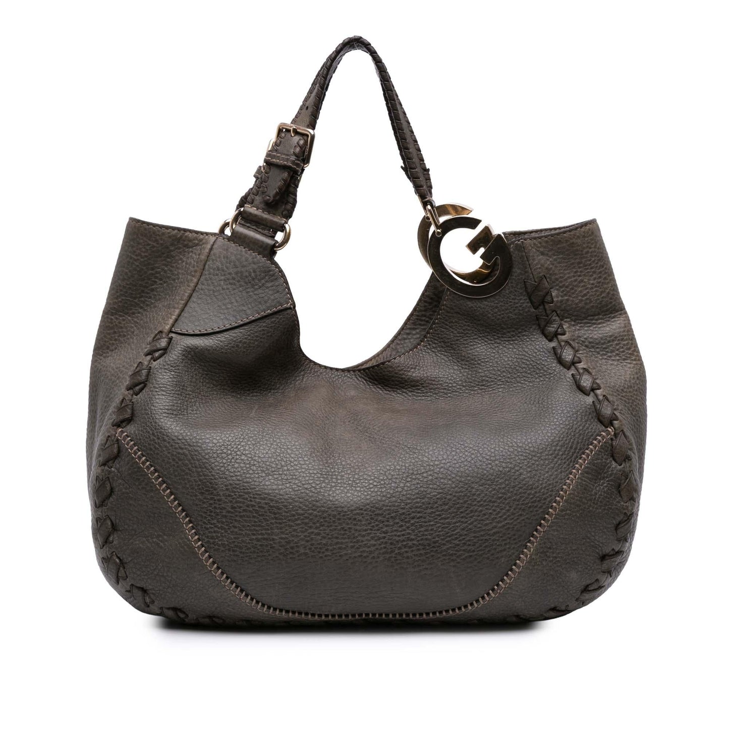 Gucci Medium Grained Calfskin Charlotte Hobo