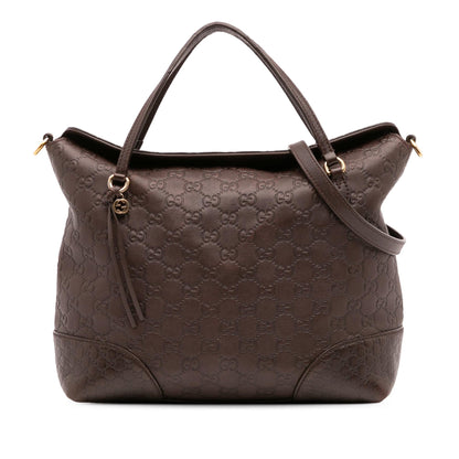 Gucci Medium Guccissima Bree Fold Over Tote