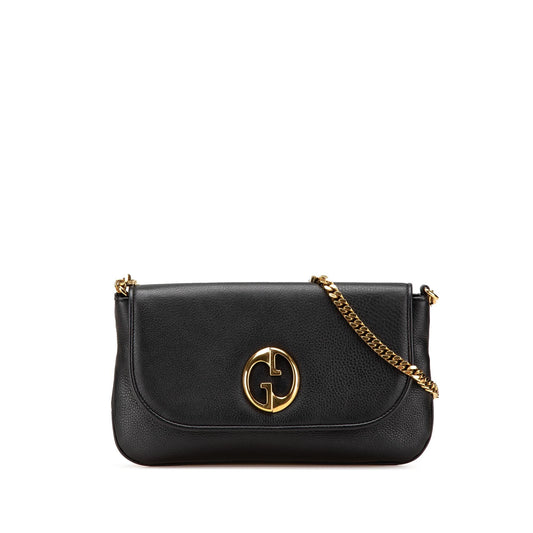 Gucci Medium Leather 1973 Chain Shoulder Bag