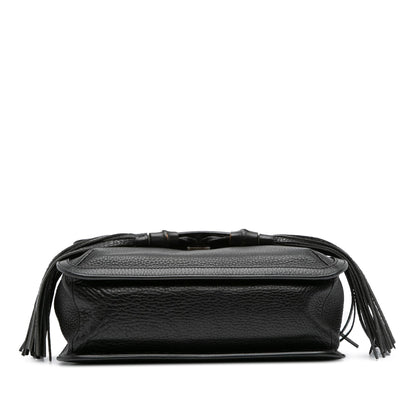 Gucci Medium Leather Bamboo Daily Crossbody