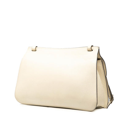 Gucci Medium Leather Bamboo Daily Crossbody
