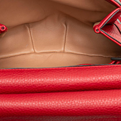 Gucci Medium Leather Bamboo Nouveau Fringe Crossbody