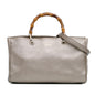 Gucci Medium Leather Bamboo Shopper (SHG-Z5WtXN)