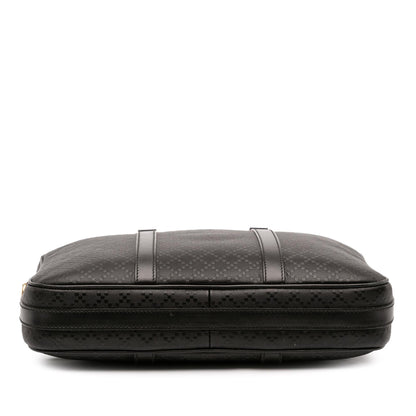 Gucci Medium Leather Diamante Bright Business Bag