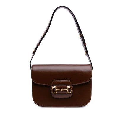 Gucci Medium Leather Horsebit 1955 Shoulder Bag