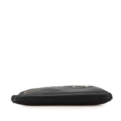 Gucci Medium Leather Logo Portfolio Clutch