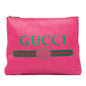 Gucci Medium Leather Logo Portfolio Clutch