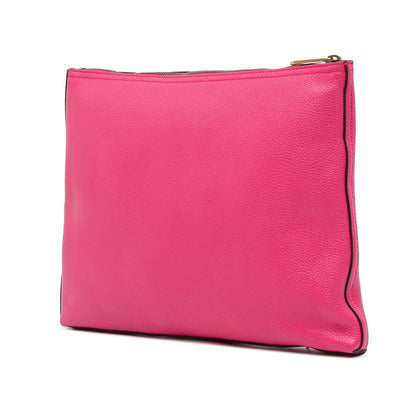 Gucci Medium Leather Logo Portfolio Clutch