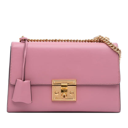 Gucci Medium Leather Padlock Shoulder Bag