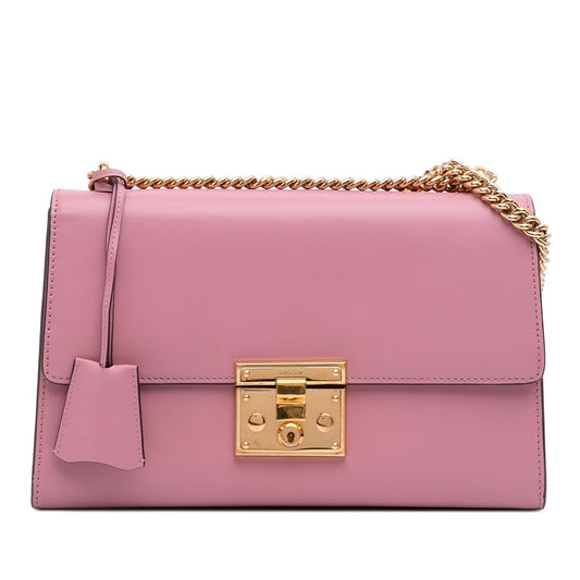 Gucci Medium Leather Padlock Shoulder Bag
