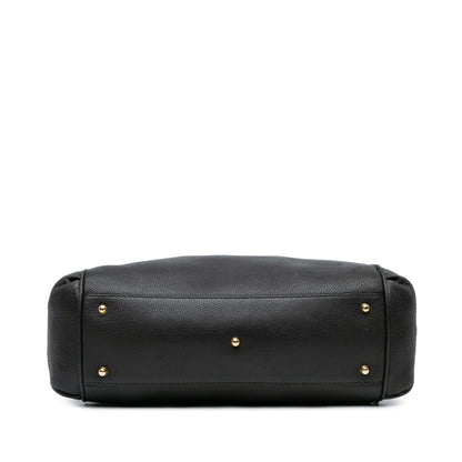Gucci Medium Leather Ride Top Handle Bag (SHG-ijwBLn)