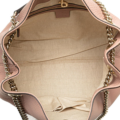 Gucci Medium Leather Soho Chain Tote