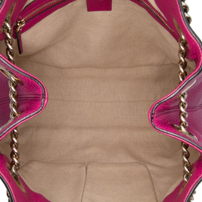 Gucci Medium Leather Soho Chain Tote