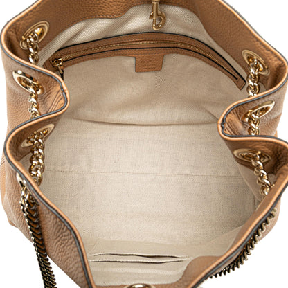 Gucci Medium Leather Soho Chain Tote