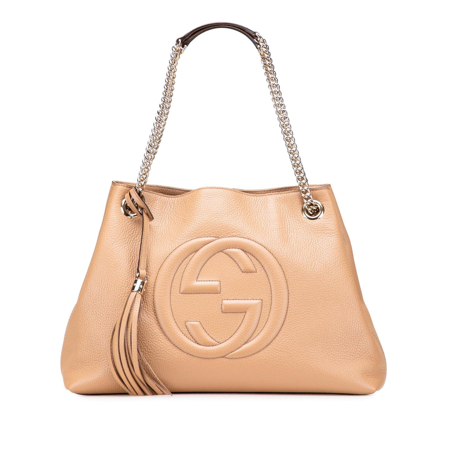 Gucci Medium Leather Soho Chain Tote
