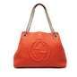 Gucci Medium Leather Soho Chain Tote