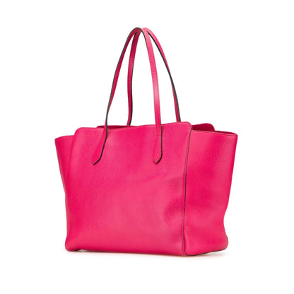 Gucci Medium Leather Swing Tote