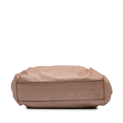Gucci Medium Metallic Calfskin Sukey Tote