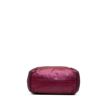 Gucci Medium Metallic Leather Galaxy Chain Shoulder Bag