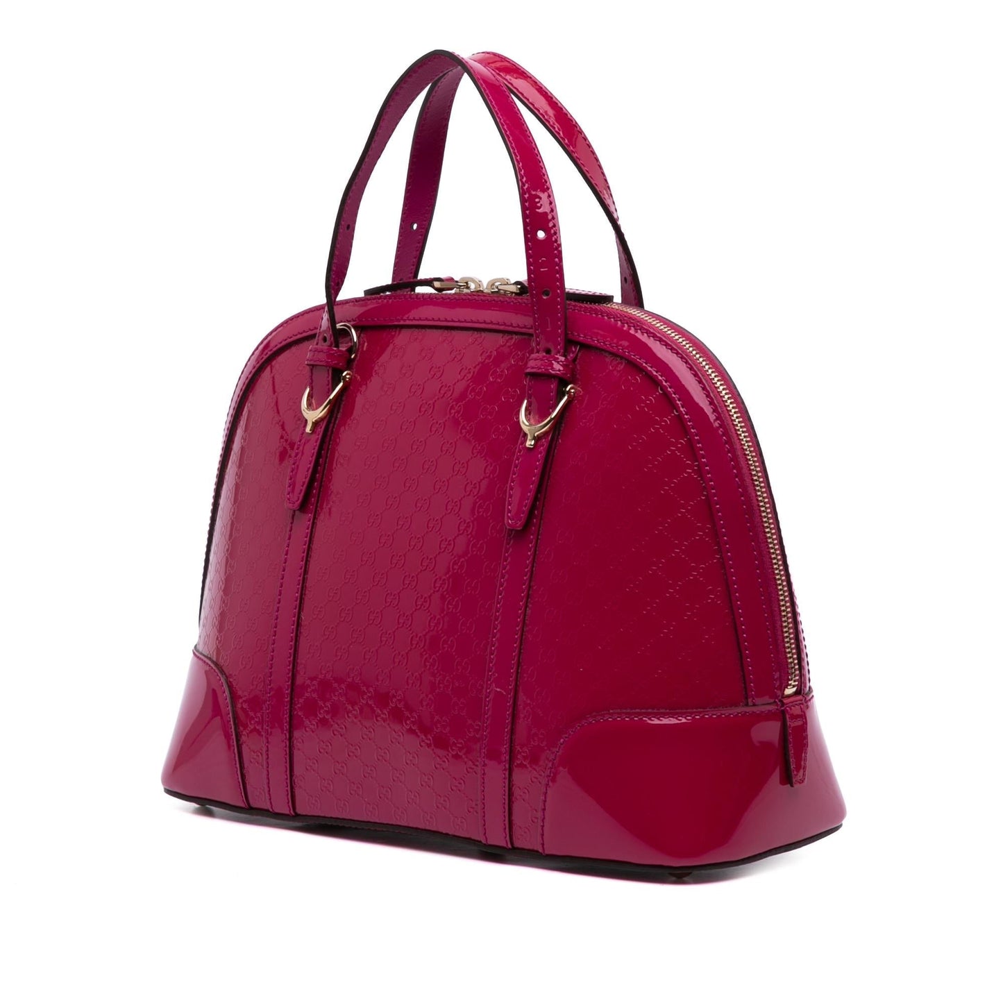 Gucci Medium Microguccissima Patent Nice Dome Satchel