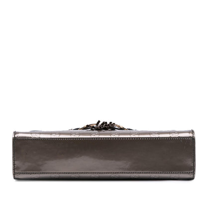 Gucci Medium Patent Guccissima Emily Shoulder Bag