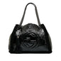 Gucci Medium Patent Shearling Soho Chain Tote (SHG-dATtOX)