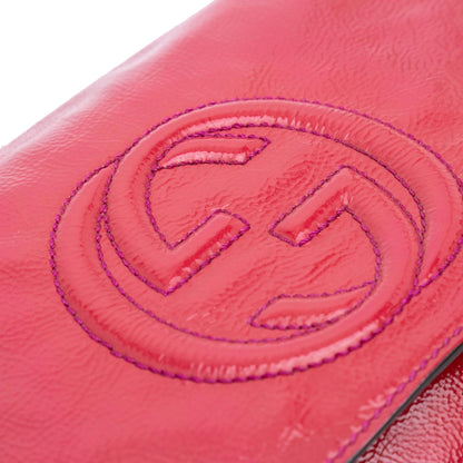 Gucci Medium Patent Soho Chain Flap Crossbody