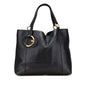 Gucci Medium Pebbled Calfskin Twill Tote