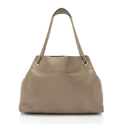 Gucci Metallic Leather Soho Medium Shoulder Bag