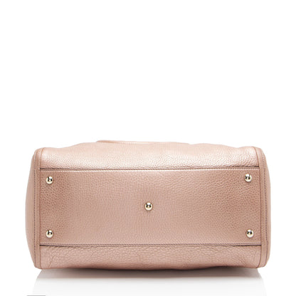 Gucci Metallic Leather Soho Medium Tote