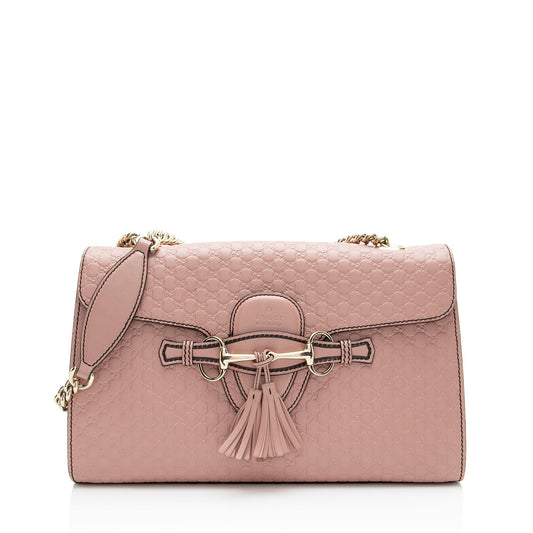 Gucci Microguccissima Leather Emily Medium Shoulder Bag