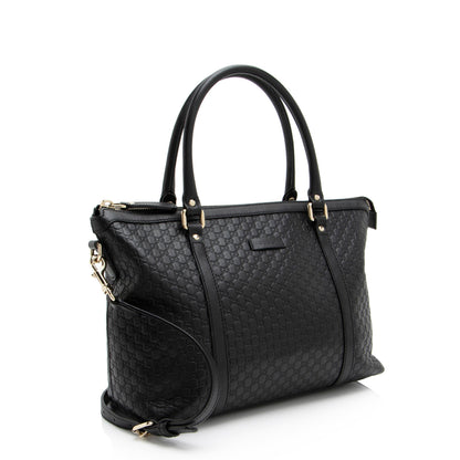 Gucci Microguccissima Leather Joy Small Zip Tote (SHF-EjECwm)