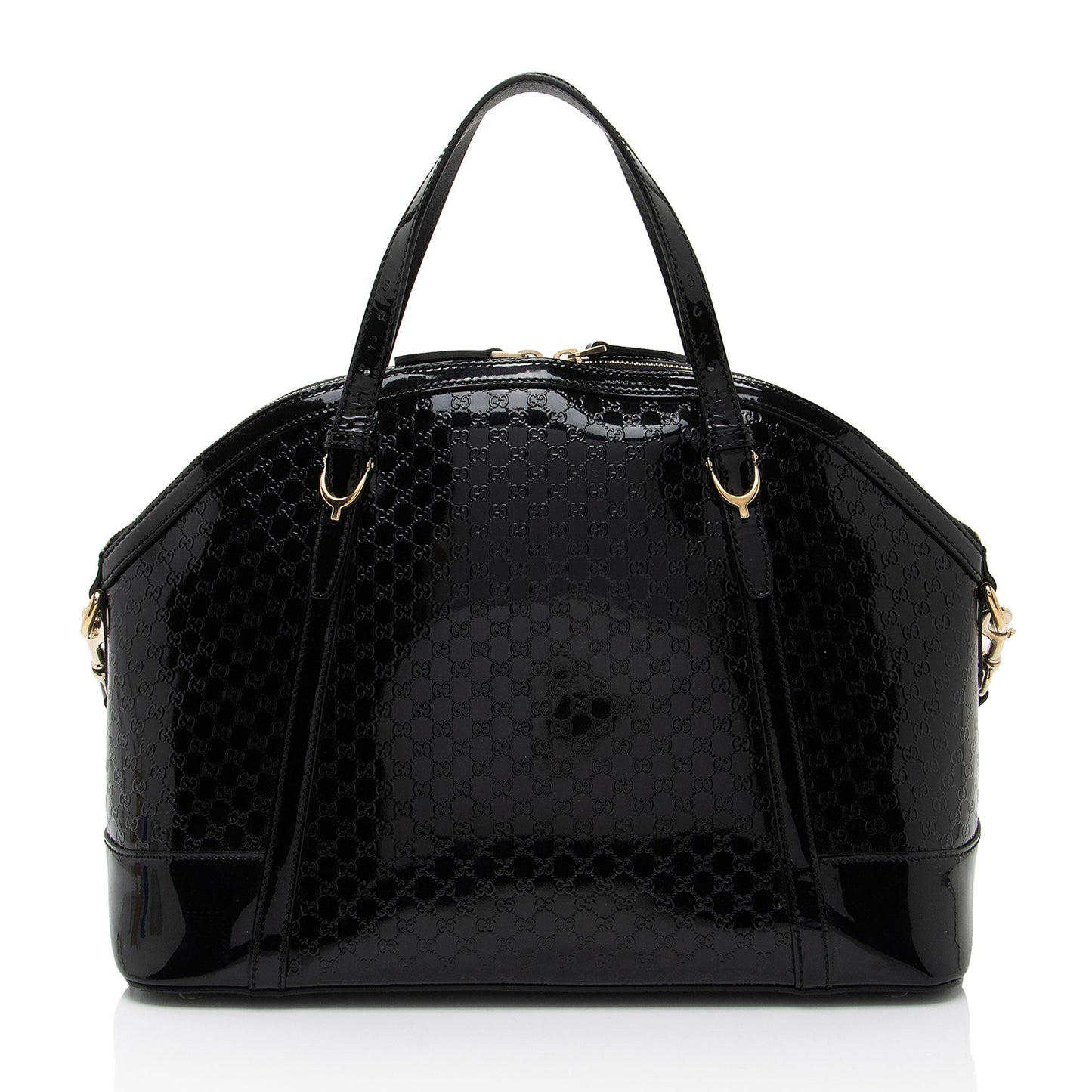 Gucci Microguccissima Patent Leather Nice Satchel (SHF-pCYqKU)