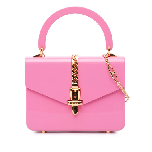 Gucci Mini Acrylic Sylvie 1969 Top Handle Bag