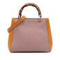Gucci Mini Bicolor Calfskin Bamboo Shopper Satchel