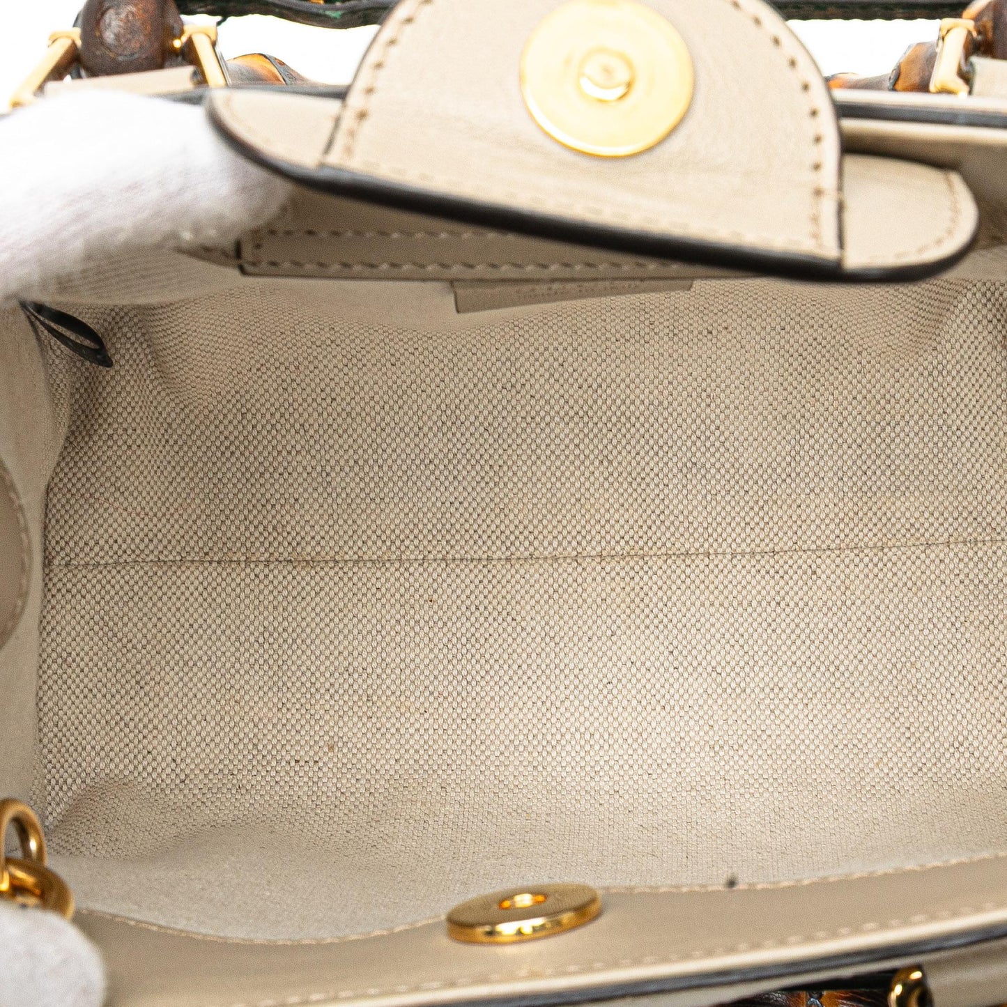 Gucci Mini Calfskin Bamboo Diana Satchel