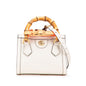 Gucci Mini Calfskin Bamboo Diana Satchel