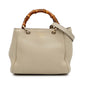 Gucci Mini Calfskin Bamboo Shopper Satchel