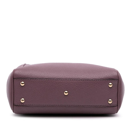 Gucci Mini Calfskin Bamboo Shopper Satchel
