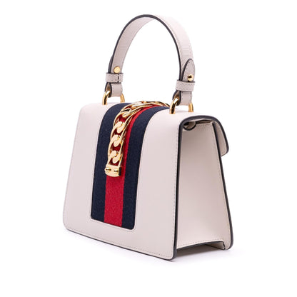 Gucci Mini Calfskin Sylvie Satchel