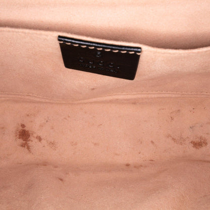 Gucci Mini GG Marmont Matelasse Canvas Flap Crossbody